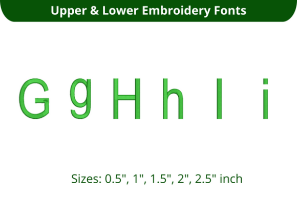 Arial Narrow Font GHI: A Perfect Embroidery Touch