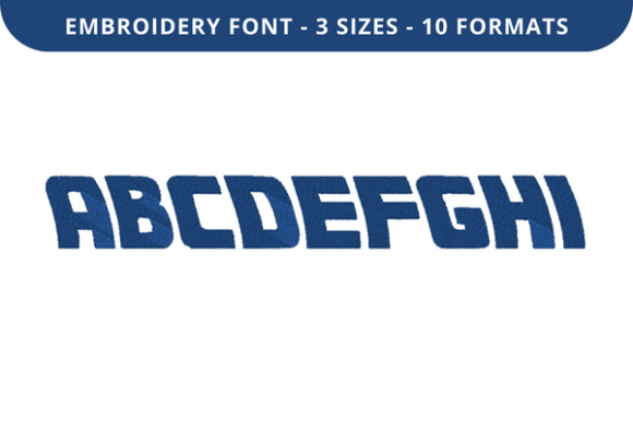 Back to the Past Font a to I: A Versatile Embroidery Choice