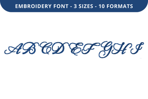 Besides Me Font a to I: A Versatile Embroidery Choice