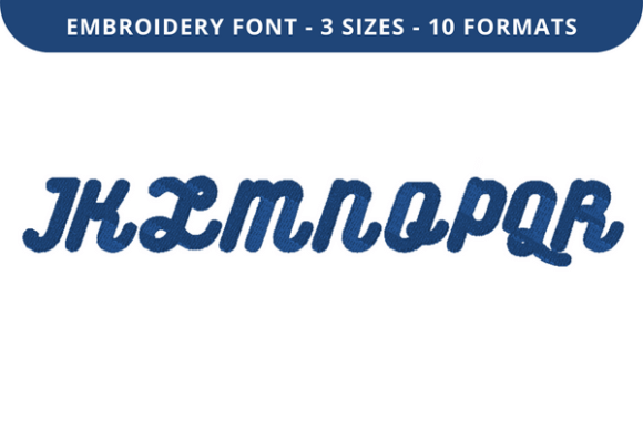 Buck Harry Font J to R: A Stylish Embroidery Choice