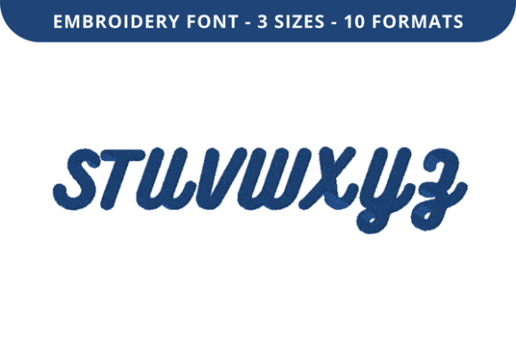 Buck Harry Font S to Z: A Stylish Embroidery Choice