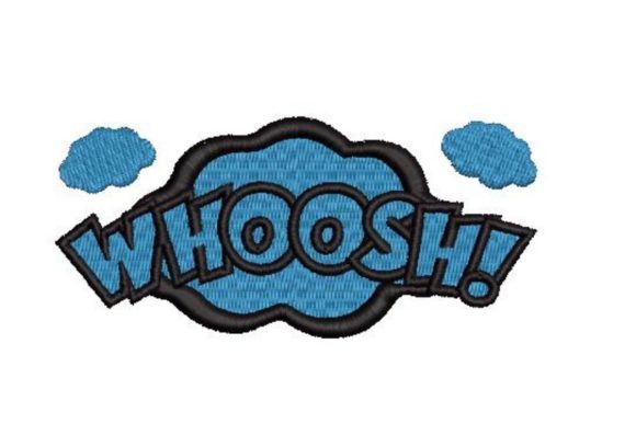 Comic Book Speech Bubble Woosh: A Vibrant Addition