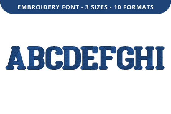 Do Not Enter Font a to I: A Versatile Embroidery Choice