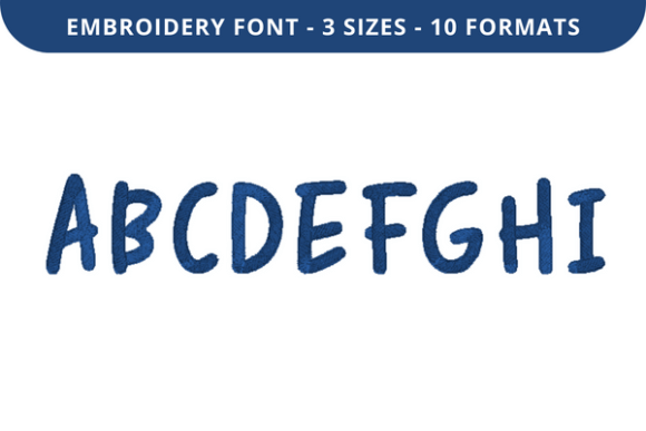 Easykisses Font a to J: A Versatile Embroidery Choice