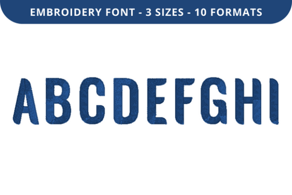 Experimunich Font a to I: A Versatile Embroidery Choice