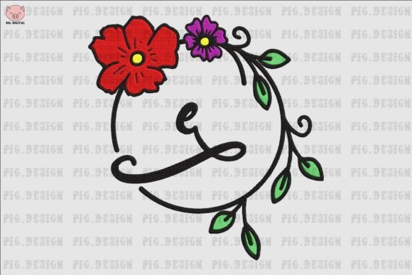 Flower Font E: A Charming Addition to Your Craft Fair