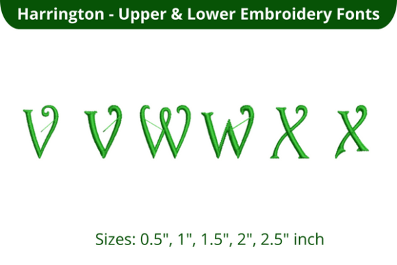 Harrington Font VWZ: A Versatile Embroidery Essential