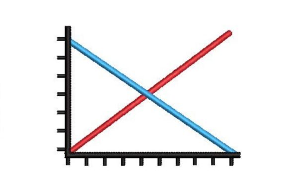 Intersecting Line Graphic: A Modern Touch for Craft Fairs