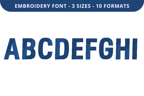 Jim Big Font a to I: A Versatile Embroidery Choice