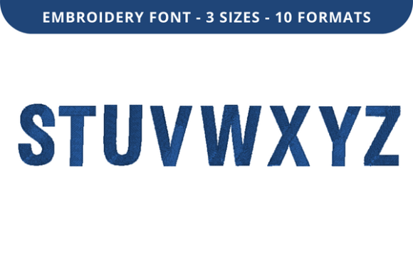 Jim Big Font S to Z: A Versatile Embroidery Choice