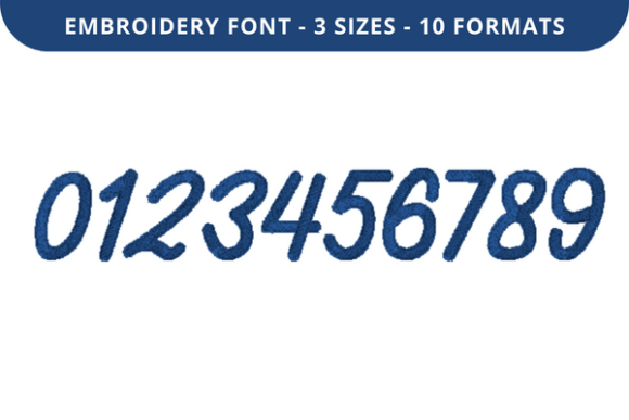 Marion Font 0 to 9: A Versatile Embroidery Choice