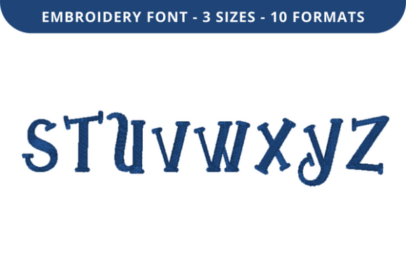 Mystically Font S to Z: A Charming Embroidery Choice
