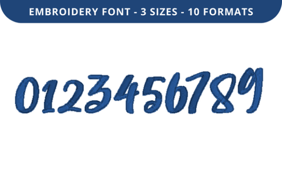 Review of Bragging Rights Font 0 to 9