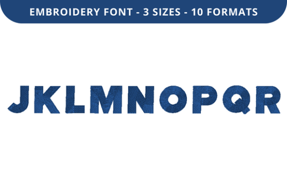 Review: Pure Block Font J to R for Holiday Embroidery