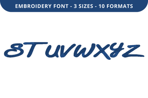 Tart Candy Font S to Z: A Festive Embroidery Delight